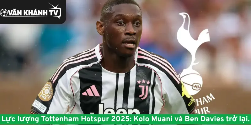 Lực lượng Tottenham Hotspur 2025 - Kolo Muani và Ben Davies trở lại.